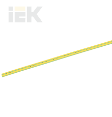 Трубка термоусадочная ТТУ нг-LS 25/12,5 желто-зеленая (1м) IEK