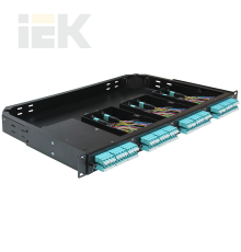 ITK 1U кросс оптический стандартный ST кассетный (без кассет под 4 шт)