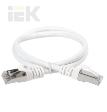 ITK Коммутационный шнур (патч-корд) кат.6 FTP PVC 3м белый
