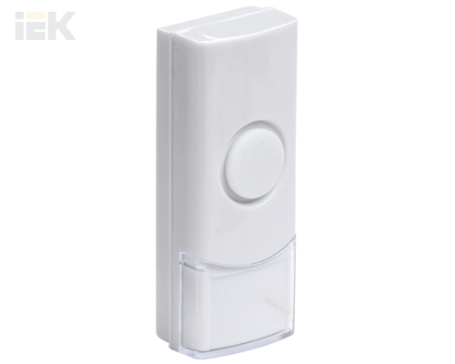 EZD21D-KZ-02-K01 | Кнопка для звонка беспроводного КЗБ2 IP44 белая | IEK
