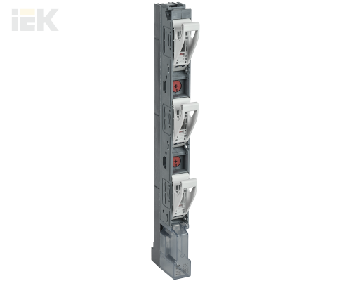 SPR20-3-1-160-185-050-V | Предохранитель-выключатель-разъединитель ПВР-1 вертикальный 160А 185мм с пофазным отключением c V-образными коннекторами | IEK