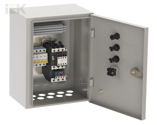 Ящик управления Я5141-3574 нереверсивный 1 фидер автоматический выключатель на каждый фидер c промежуточным реле и переключателем на автоматический режим 25А