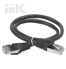 ITK Коммутационный шнур (патч-корд) кат.6 FTP PVC 2м черный