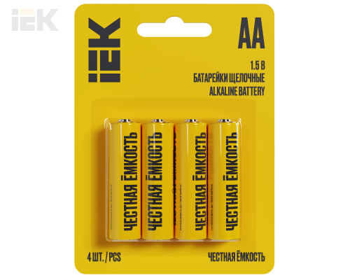 Батарейка щелочная Alkaline Optima LR06/AA (4шт/блистер)