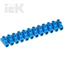 Зажим винтовой ЗВИ-3 н/г 1,0-2,5мм2 (2шт/блистер) синие IEK