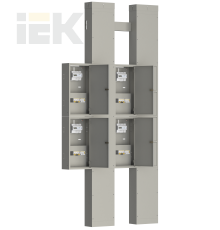 Устройство этажное распределительное УЭРМ-33 на три квартиры с трехфазным вводом c характеристикой C в каждую квартиру IEK