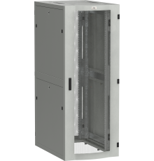 ITK LINEA S Шкаф серверный 19 42U 800х1000мм передняя дверь двухстворчатая перфорированная задняя дверь перфорированная серый RAL 7035