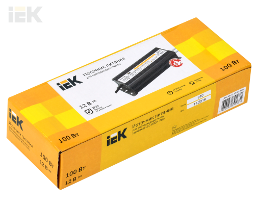 LSP1-100-12-67-33-PRO | Драйвер LED ИПСН-PRO 100Вт 12В блок-шнуры IP67 | IEK