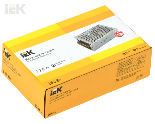 LSP1-150-12-20-33-PRO | Драйвер LED ИПСН-PRO 150Вт 12В блок-клеммы IP20 | IEK